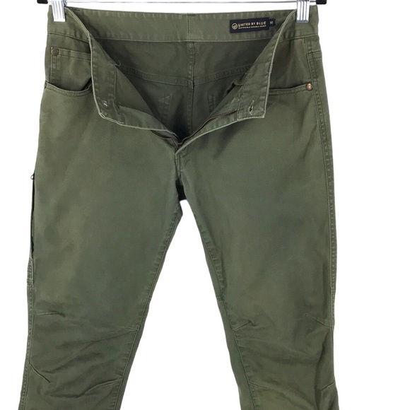 United by Blue Women's Army Green Jeans Size 30 - Picture 2 of 11